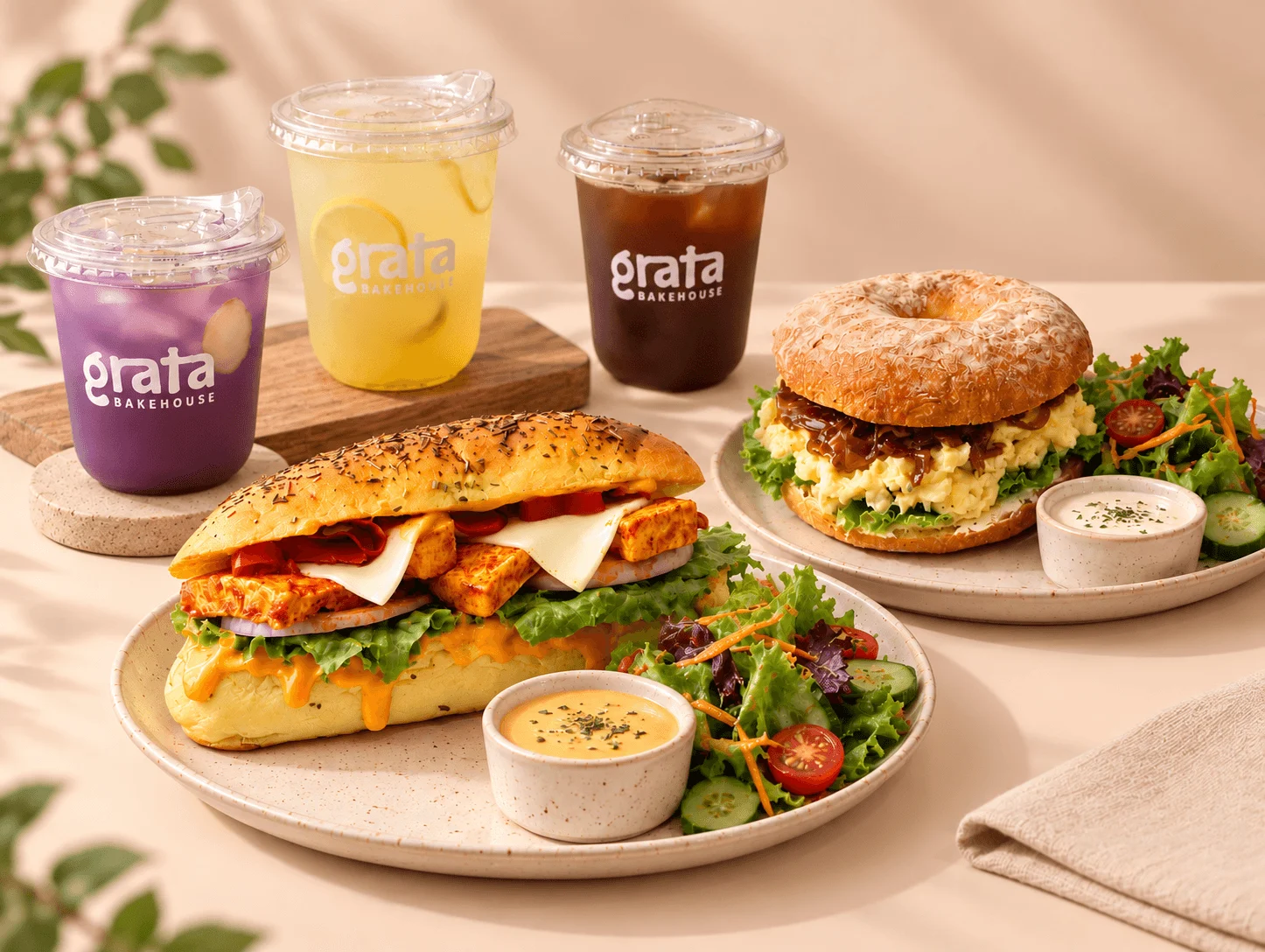 Focaccia sandwiches from Grata Bakehouse, Galleria Market, Gurugram